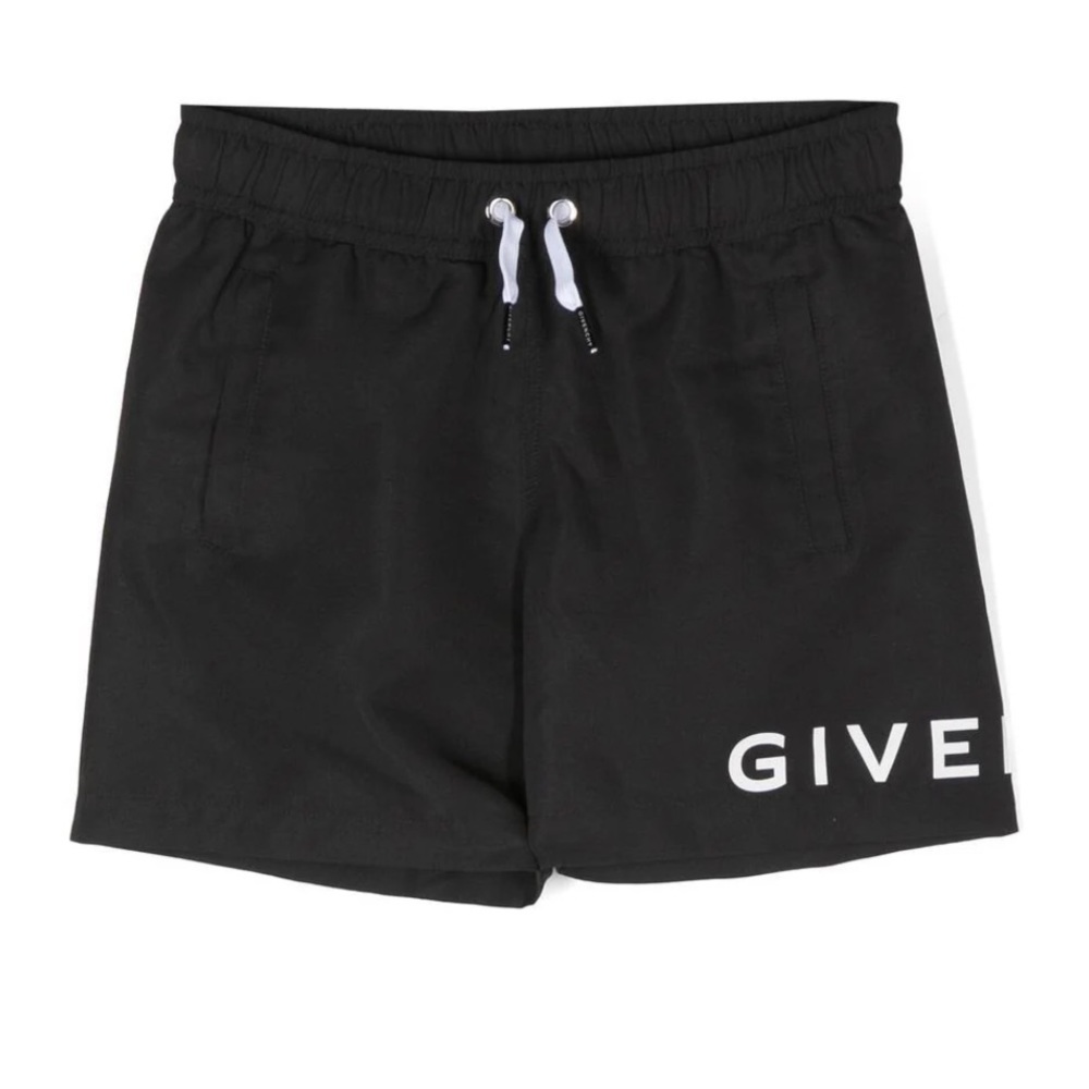 Toddler Givenchy Logo Print Swim Shorts